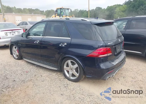 2018 Mercedes-Benz Gle 63 Amg-S 4Matic z USA, uszkodzony, nr VIN 4JGDA7FB0JB096648